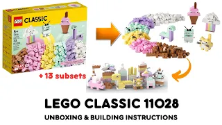 Lego classic 11028 ideas Unboxing and Building instruction