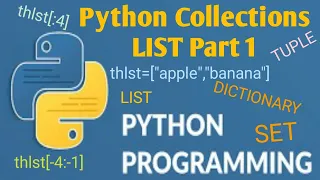 Python Collections tutorial for beginners Part 1 Python Tutorial for Beginners -