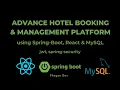 Build Hotel Management Booking App With Spring Boot Spring Security MSQL Reactjs