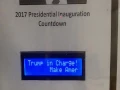 Presidential Inauguration Countdown Clock Wifi and Raspberry Pi