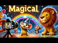 Letter M Adjectives Kids English