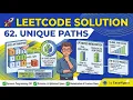LeetCode 62 - Unique Paths EasyAlgoAI