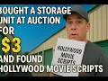 I Paid 3 for a Storage Unit and Found HOLLYWOOD Movie Scripts