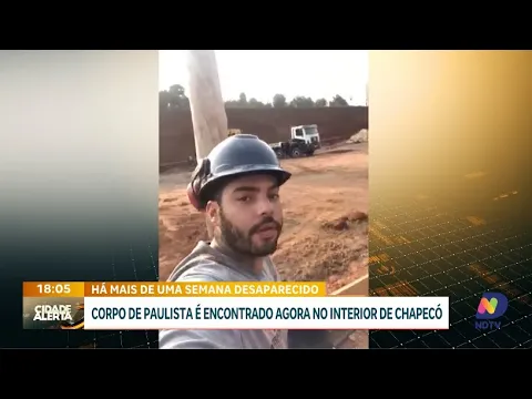 Polícia encontra corpo de homem desaparecido no interior de Chapecó