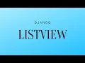 The Basics of Django ListView