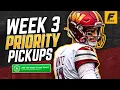 Top 10 Waiver Wire Pickups for Week 3 2022 Fantasy Football