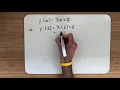 National 5 8 Function Notation 8 1 Evaluating A Function