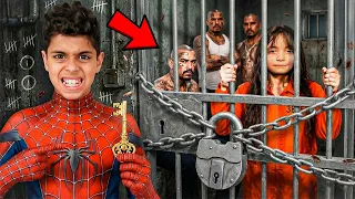 سبيدرمان قرر الهروب مع صديقته من السجن 🕷️😍 شوفوا شنو وقع ... 🔥😱