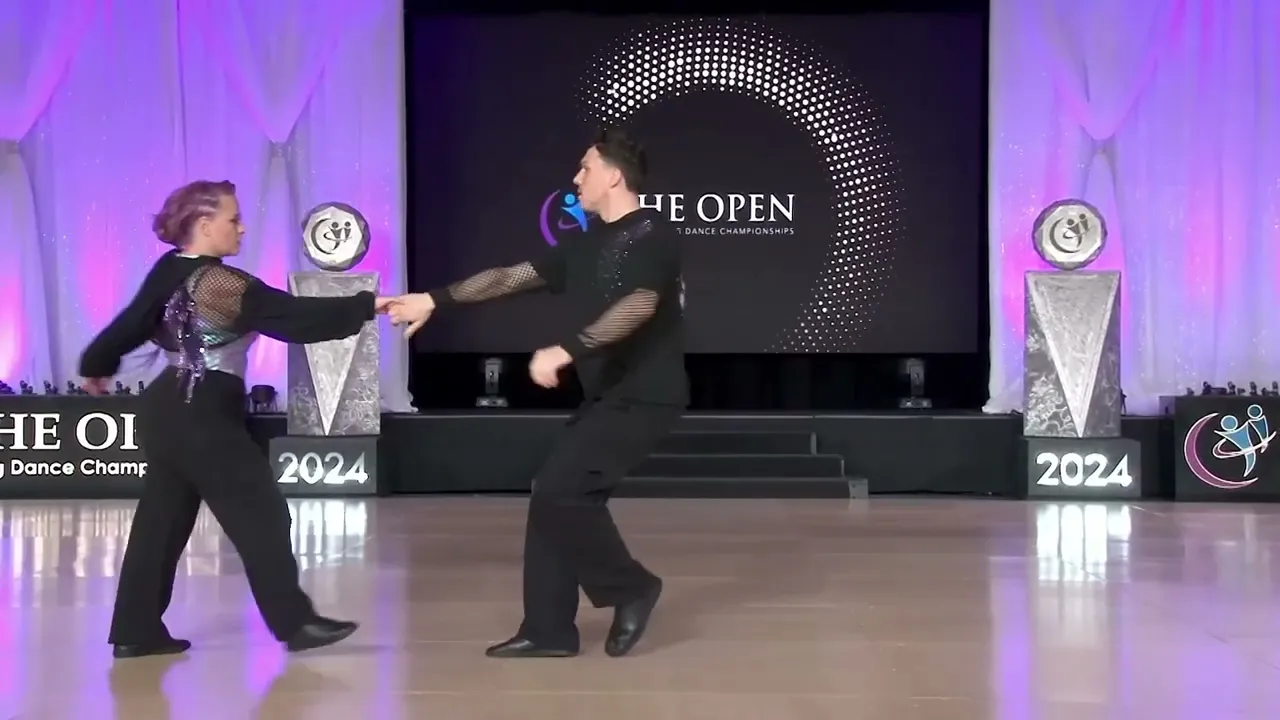 Allan Thivoz and Laetitia Fallone - Pro-Am Open Follower Finalist - The Open 2024