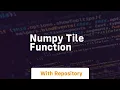 numpy tile function