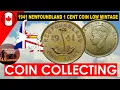 1941 Newfoundland 1 Cent Coin LOW MINTAGE