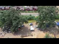 Homeless camp in Visalia