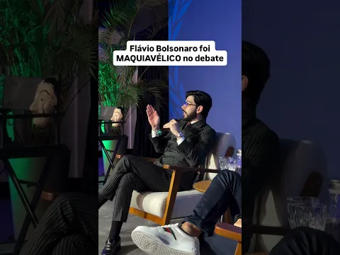 Flávio Bolsonaro foi MAQUIAVÉLICO no DEBATE