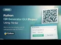 Build a QR Code Generator in Python GUI Project Using Tkinter Fast Code