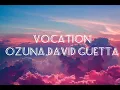 Ozuna - Vocation (Lyrics) feat David Guetta Lyric video