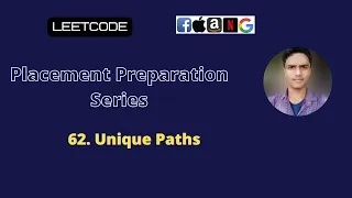 Unique Paths Problem Solution Dynamic Programming - Leetcode 62