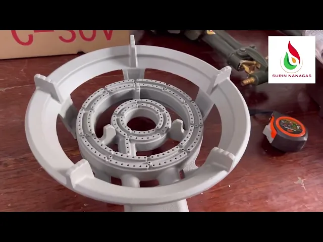 Lucky Flame หัวเตา C-30V สปาร์คออโต้ หัวเตางานเหล็กหล่อ