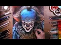 Drawing Pennywise the Dancing Clown drawholic