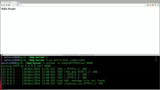 Setup a Webserver with Python Linux Tutorials clip12