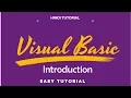 Introduction to VB Net In Hindi Easy Tutorial Part - 1