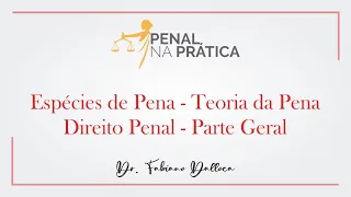 Espécies de Pena - Teoria da Pena - Direito Penal - Parte Geral
