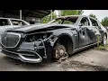 Download Lagu Mercedes Maybach S680 Schadeherstel \u0026 Restauratie | Volledige Luxe Auto Herbouw Transformatie