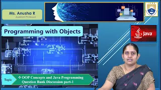 OOP Concepts and Java Programming Question Bank Discussion part 1 by Ms Anusha R