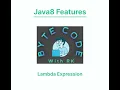 Java8 Lambda Expressions part2