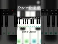 Download Lagu Ckay-love kwantiti piano tutorial#shorts#youtubeshorts#shortsfeed#music#piano#uncle music 🎶