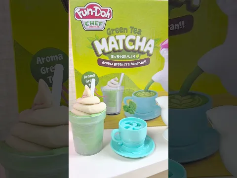 Making matcha drink with doh 🍵🥤🧋