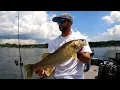 Lake Geneva Summertime Walleye Action With Underwater Footage
