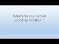 18 Bootstrap template in CakePHP 3