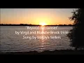 Beyond the sunset written by Virgil P. Brock (with lyrics)