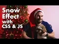 How to Create a Snow Effect Animation with CSS and JS