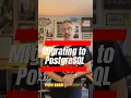 Migrating to PostgreSQL