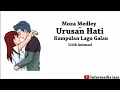 Moza medley - urusan hati (kumpulan lagu galau) animasi lirik