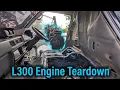 Watch me disassemble this Delica L300 4D56 Turbodiesel