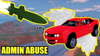 ADMIN ABUSE in Roblox Jailbreak