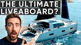 The MOST Futuristic 49ft Catamaran we’ve EVER SEEN! Full Tour