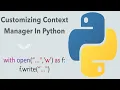 Python for Beginners Building A Custom Context Manager In Python