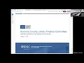 August 17 2026 - Finance Committee Meeting