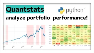 Use Quanstats to check stcok performance in Python