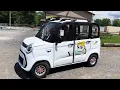 NEW MECO ELECTRIC FOUR SEATER GOLF CART LOT 2299 JUNE 2024 AUCTION