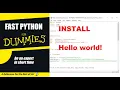 FAST PYTHON FOR DUMMIES-DOWNLOAD AND PRINT-BASIC BEGINNERS FUNDAMENTAL
