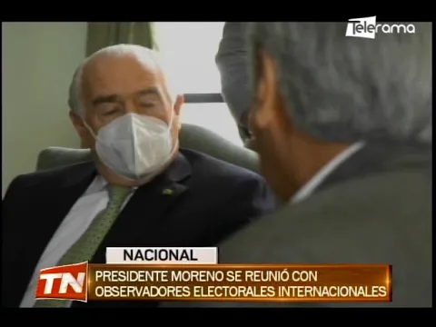 Presidente Moreno se reunió con observadores electorales internacionales