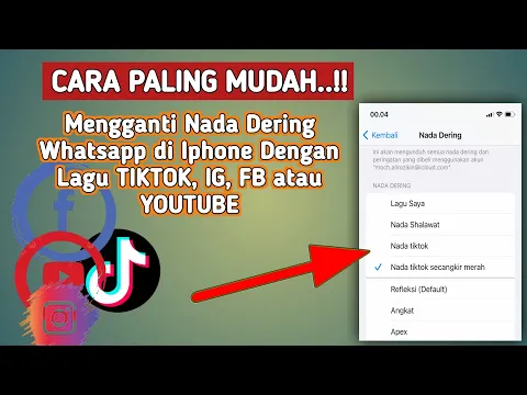 Download MP3 Cara Mengganti Nada Dering di HP Iphone dengan lagu