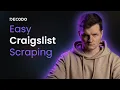 How to Scrape Craigslist With Python Jobs Housing For Sale Listings