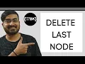 Delete Last Node of a Linked List in Java Data Structures Tutorial