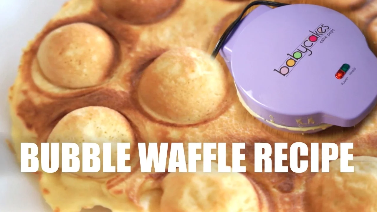 
          
          
          
            
            BUBBLE Waffles With a Cake Pop Maker Recipe - You Made What?!
          
        . 
