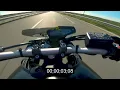 YAMAHA MT-09 50-200 BRUTAL ACCELERATION